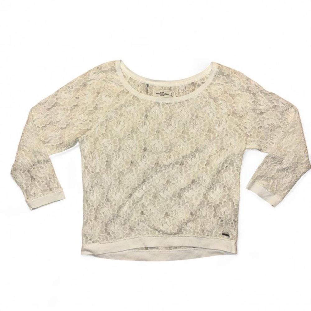 Abercrombie lace top size M